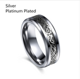 Dragon Tungsten Steel Ring for Men & Women