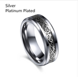 Dragon Tungsten Steel Ring for Men & Women Offer