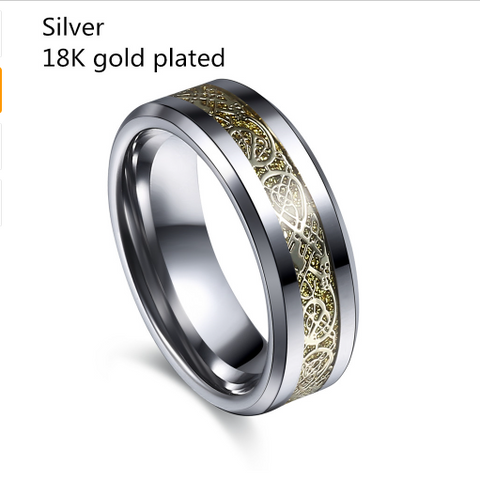 Dragon Tungsten Steel Ring for Men & Women Offer