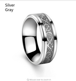 Dragon Tungsten Steel Ring for Men & Women