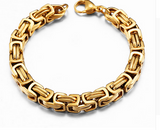 Byzantine Chain Link Stainless Steel Bracelet
