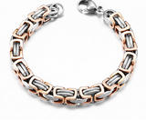 Byzantine Chain Link Stainless Steel Bracelet
