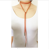 Fashion Jewelry Black Velvet Leather Bow Choker