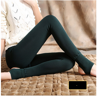 Thick Pearl Warm Fleece Leggings