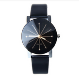 Women's Leather Strap Quartz Watch